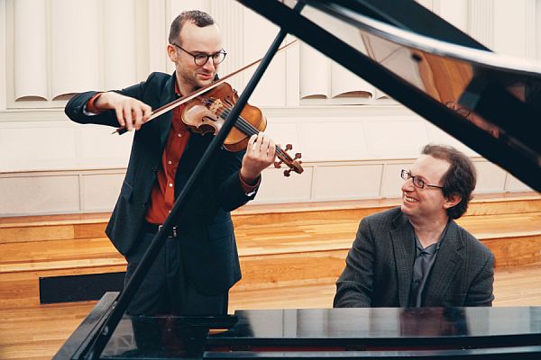 Daniel Kurganov, violin, and Constantine Finehouse, piano